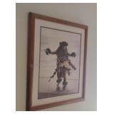 Framed  Randy Jay Brown Art 26x22