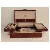 Men's Valet Box w/Cuff Links, Tie Bars Inc Swank
