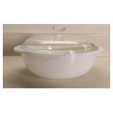 Pyrex Round White Casserole