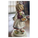 Hand Painted Goebel Lore Figurine 8 inches tall