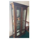 Lighted American Martinsville Curio Cabinet