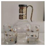 Decanter Bottle & Rock Glasses
