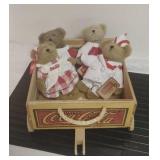 Coca Cola Boyd's Bears in Small Wheeled