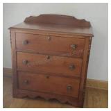 Antique 3 Drawer Chest of Drawers
