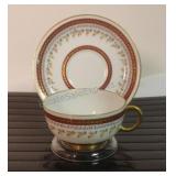 Jean Pouyat Limoges Tea Cup & Saucer Set