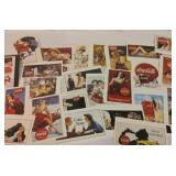 Coca Cola Postcards, Pens & Pencils