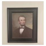 Framed Lincoln Print 23x20