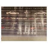 20 Years of Ford Mustangs Poster 26x47