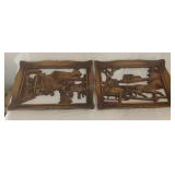 Vintage Coppercraft Guild 3D Wall Art Plaques