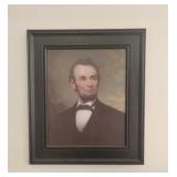 Framed Lincoln Print 23x20