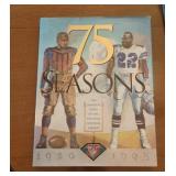NFL 75 Seasons Hardcover Book