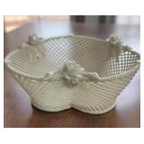 Vintage Delicate Belleek Irish Basket