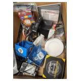 Box Lot of electrical gang boxes covers and other