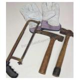 Lot of tools and gloves