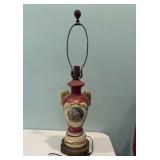 Vintage George & Martha Washington Lamp, As Is