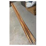 Lot of various 1/4 Round wood  trim