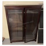 Antique Bookcase no key 13x42.25x54.5 inches tall