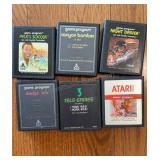 Lot of 6 vintage Atari games