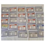 Detroit tigers ticket stubs lot of 25 in sleeves
