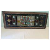 48x15 Stained glass Window panel