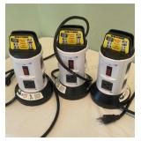 Lot of 3 spin tower piwer Banks