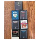 Vintage Atari games lot of 7