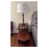 Lamp & Antique 2 Tired Table