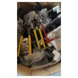 Box of sprinkler connectors and tool