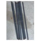 Lot of 9 pieces of 2 foot Rebar
