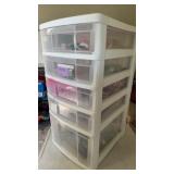 5 Drawer Storage with Craft Supplies