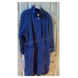 Vintage LONDON FOG ROYAL BLUE TRENCH COAT with