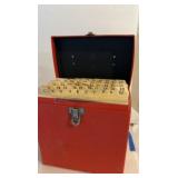 Box of 45 RPM RECORDS