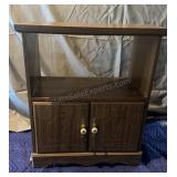 Wheeled Cart Coffee Cart 26-1/2" x 15-1/2" x 31" H