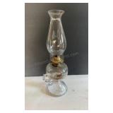 Vintage Hurricane Finger Oil Lamp vintage clear