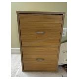 File Cabinet 2 Drawer Laminate Surface