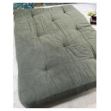 Futon Style Mattress Sage Green , 52" x 72" x 6"