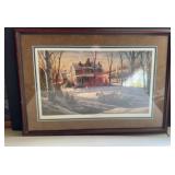 HOMEWARD BOUND FRAMED PRINT 24" x 17"