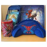 SPIDER-MAN FOLDING TABLE 24" Square, AND PAIR OF
