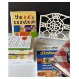 Enamel Cast Iron Cook book Holder , NEW Netter