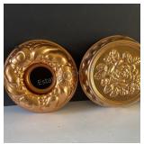 Copper Colored Jelly Molds 10" R