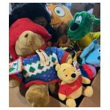 Bin of Plush Toys PADDINGTON, TY BEANIE BABY,