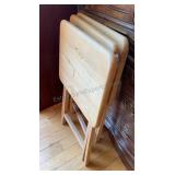 3 TV TABLES WOOD