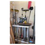 Garden Tools Organizer with Contents