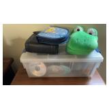 Music CD Storage Cases including Bin with Various