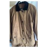 Over Coat Tan with Black Collar M Lined
