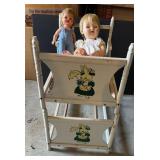 Vintage Dolls and Vintage Doll Beds