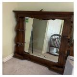 Pine Dresser Mirror 55.5" W x 45" H x 7"D