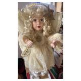 Animated Angel 24" H Porcelain Face and Hands