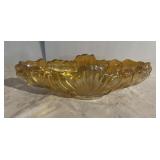 vintage Jeannette Glass Marigold Iridescent