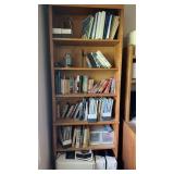 6 Shelf Wood Book Shelf Does not include Contents